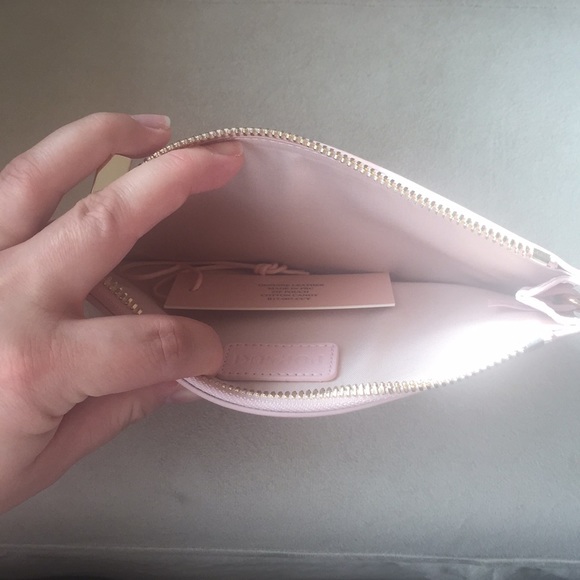 Pop & Suki Leather Zip Pouch “Cotton Candy” - Picture 5 of 6